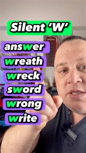 Silent ‘w’ pronunciation #learnenglish | English Lingo