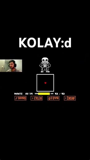 KOLAY SANS:D | Undertale Genocide without fighting | #shorts