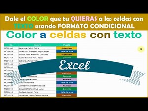 How to add color to cells containing text in Excel using conditional formatting