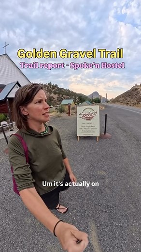 Sarah Swallow on Instagram: "Golden Gravel Trail Highlight — The @spokenhostel bringing life back to Sarah after a disappointing day 3/4 of fire dodging. I believe there would be a lot of people out there that would have such great memories of staying here. Sarah being one of them. Oregon Church turned bike friendly Hostel…🥰🪽😇"