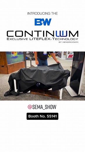 Weight Distribution, Reinvented. The B&W Continuum Weight Distribution Hitch unveiled at #SEMA 2022. #gorving #traveltrailer #rvlife #campinglife #rv