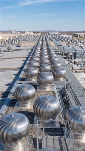 Why Do These Metal Domes Spin on Roofs?