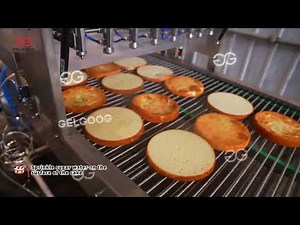 Automatic Birthday Cake Production Line with 200kg/h