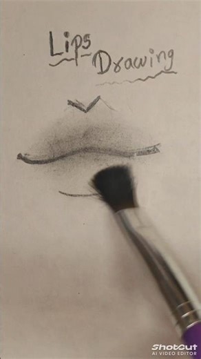 Beautiful Lips Drawing Tips 💋 | Easy Shading & Highlight Trick.