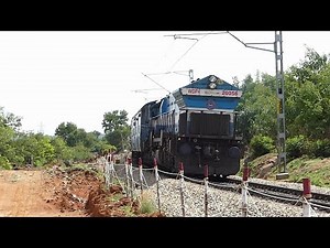 Long Hood WDP 4 Led Kacheguda Yesvantapur Express - Indian Railways
