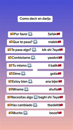 Learn Darija and Spanish: A Language Exchange Guide