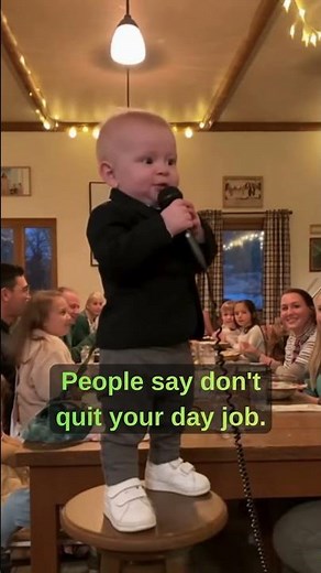 Baby Stand-Up Comedian Roasts the Crowd! | Funniest Toddler Monologue