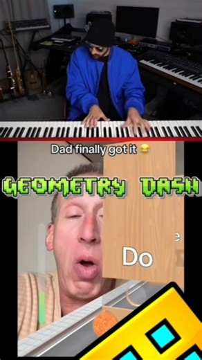 This dad finally got it 😂 #geometrydash #gd #memes