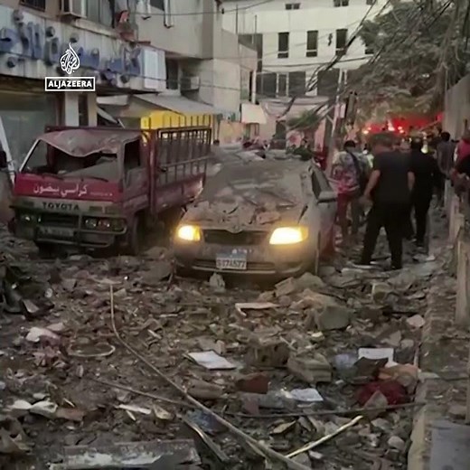 Israeli strike targets Hezbollah commander in Beirut suburb | AJ #Shorts