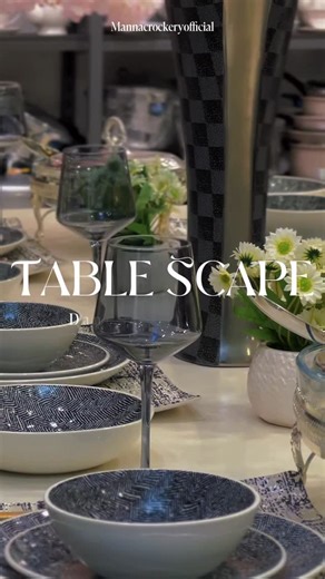 Manna Crockery on Instagram: "✨ Table Scape Goals with Danny Homes Series ✨ A perfect blend of luxury and elegance! Featuring Danny Homes 24pcs Breakfast Set, Danny Homes Glasses, Turkish Platter, Buffet Bowl & Stylish Vase🤍 Turn your everyday dining into a fine dining experience ✨ 📩 DM us to order 📱 WhatsApp: 0311-4711112 or 0322-8055704 🌐 Website: mannacrockery.pk #TableScapeDecor #LuxuryCrockery #DannyHomesSeries #HomeDiningInspo #mannacrockery"