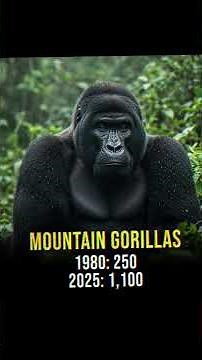 Animals that were saved from the brink of extinction