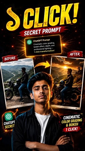Cinematic Color Grading & Bokeh Effect — শুধু ১ Click এ!