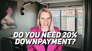 Why do people say you need 20% down payment?