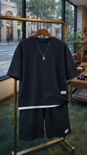 12H Kirim-Set Baju Kaos Oversize Pria dan Celana Pendek Pria jumbo Korean Style Polos Dewasa, Distro Setelan Panjang Katun Keren Putih Hitam Combed Santai Atasan Casual setelan starboy pria#kaosviral #rekomendasi #fashion #ootd #fyp