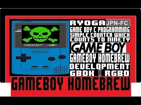 GBDK: Game Boy C Programming - Counter To 90 [GAMEBOY HOMEBREW]