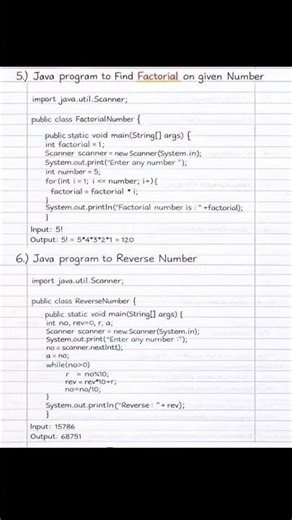 All Java code #javaprogramming #codes #vlog #shortvideo #smartedu