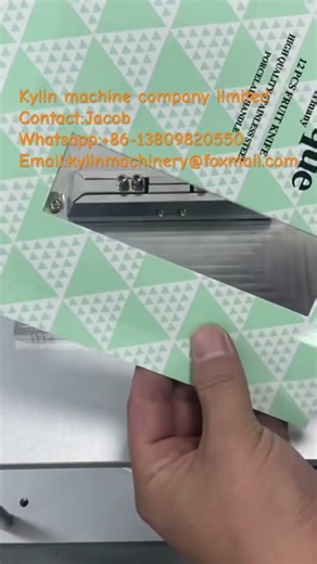 window box folding machine