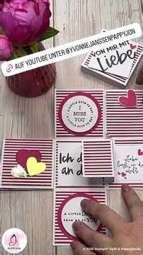 Explosionsbox „In Love“ | Liebevolle DIY Geschenkidee