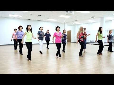 1-2 Cha Cha Cha - Line Dance (Dance & Teach in English & 中文)
