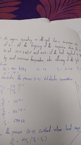 a An eogene operating on the cycle has a compression ratio of 8... | Filo