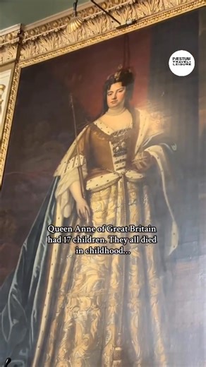 497K views · 6K reactions |  311 years ago, in 1714, Queen Anne of Great Britain died in this bed of Kensington Palace at the age of 49  #QueenAnneOfGreatBritain #KensingtonPalace #RoyalHistory #Stuarts #PaestumTravelAndLeisure #TravelWithStyle | Paestum Travel+Leisure | Facebook