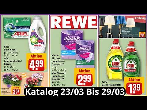 REWE Deutschland | Neuer Prospekt vom 23/03/26 bis 29/03/2026 | Angebote & Aktionen #rewe #prospekt