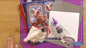 Good morning everyone, we hope you've all enjoyed our Blockbuster Week but it's not over yet we have another tutorial to share with you! 😁 Check out this gorgeous card Catherine Hunkydory created from our Winter Wonderland Collection featuring Santa and his reindeer on the rooftops! 🎅🦌 | Hunkydory Crafts