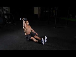 Single Arm Dumbbell Z Press