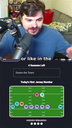 Can I guess a team by jersey numbers? #nfl #sportstok #nflfootball