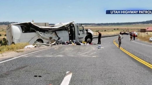 At least four killed in Utah bus crash near Bryce Canyon