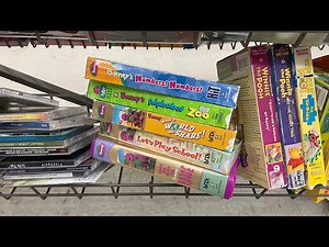 Finding Many Barney VHS Tapes at a Thrift Store