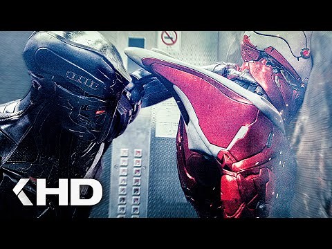 Aliens Fight In Elevator Scene - ALIENOID (2022)
