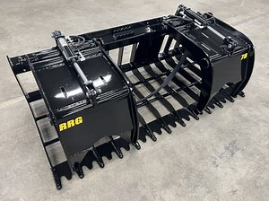 RRG Series Skid Steer Grapple Bucket | Stinger Attachments