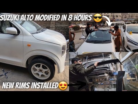 Suzuki Alto modified in 8 hours 😍.
