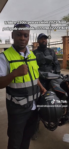 Tekken 250cc pro version 2025 from Nairobi Power Bikes. Lipa polepole and Finance available. Call 0720965222 Paul