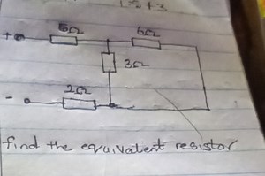 find the equivalent resistor... | Filo