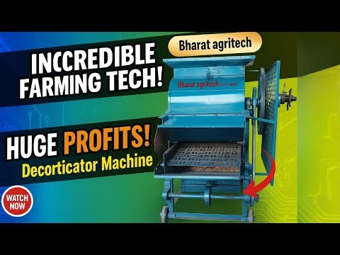 Bharat Agritech Decorticator Machine Trial | Groundnut, Soyabean & Castor Shelling Machine Test