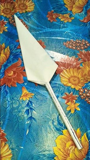 NARUTO KUNAI PAPER KNIFE NINJATUTORIAL JAPANESE WEAPON PAPERCRAFT INSTRUCTIONS ORIGAMI WORLDART