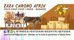 Salut les maliens de France. Vous avez des colis, vous réfléchissez...