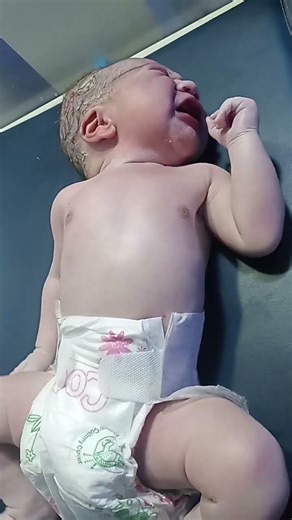 A newborn baby condition normal vital stable good moments good suck nursing care love cute baby full