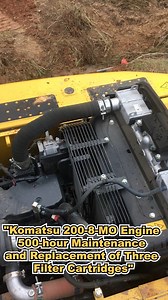 5.7M views · 39K reactions | "Komatsu 200-8-MO Engine 500-hour Maintenance and Replacement of Three Filter Cartridges". #mechanic #komatsu #maintenance #mechanicsteve | Mechanic Steve | Facebook