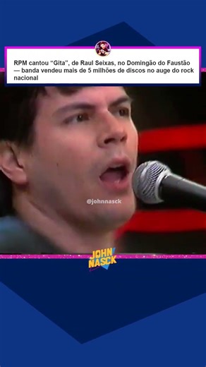 RPM - Gita - Domingão do Faustão 🎸 #shorts