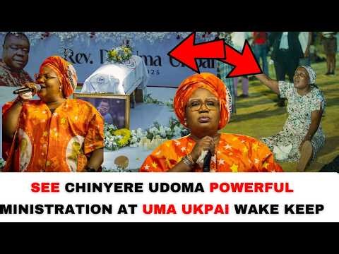 Chinyere Udoma Powerful Ministration at Wake Keep of Late Rev. Dr. Uma Ukpai in Asaga | Worship