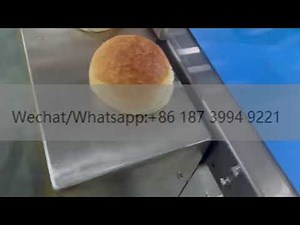 Automatic Electric Rotary Bread Slicer Machine Continuously Cutting Loaf Toast From Wheat Flours