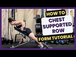 Dumbbell Chest Supported Row / Bent Over Row | Exercise Tutorial