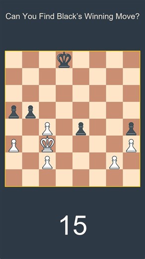 chessVision on Instagram: "Train your chess vision with one-move tactical puzzles. Follow for daily practice. #chess #chesspuzzle #chesstraining #chesstactics"