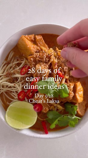 Quick and Creamy Chicken Laksa Recipe | Easy Dinner Ideas