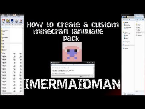 How to creat custom language files in minecraft! minecraft tutorial)