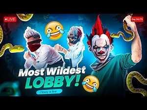 Classy Playing Wildest Lobby 🐯 Grandmaster Legends 🐍 Day 50/75 #freefirelive #classyfreefire