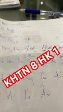 Natural Science Grade 8 Semester 1 Review for Semester 1 Chemistry Exam #shorts